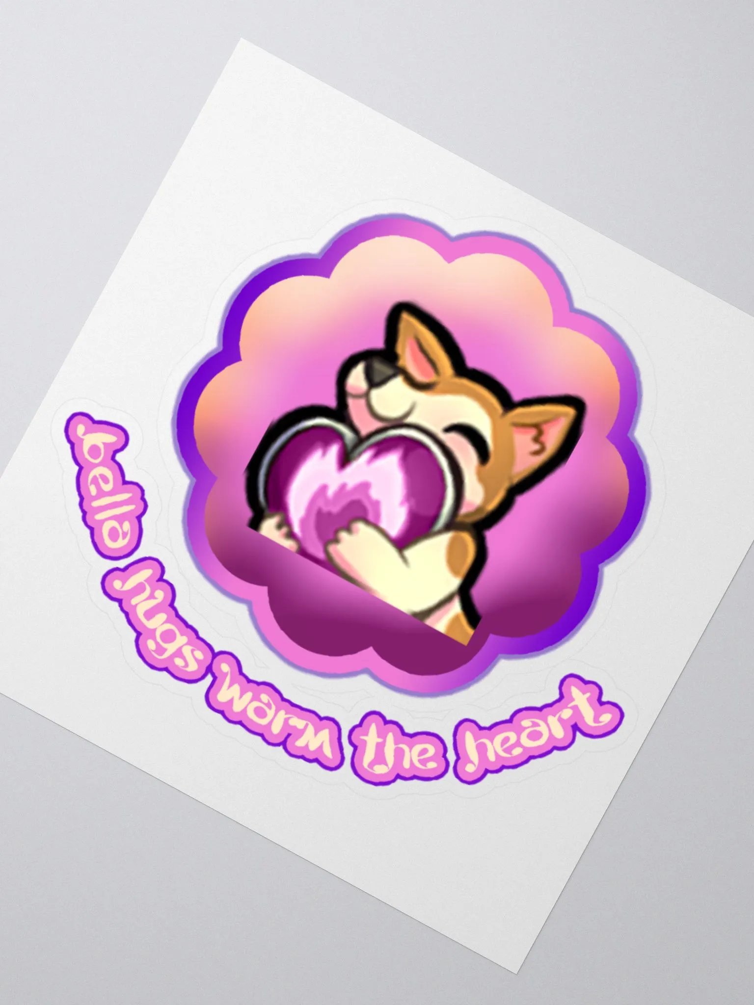 Bella Hug Purple Sticker product image (6)