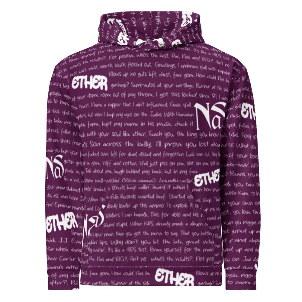 Ether - Nas - PURPLE - Unisex Hoodie product image (2)