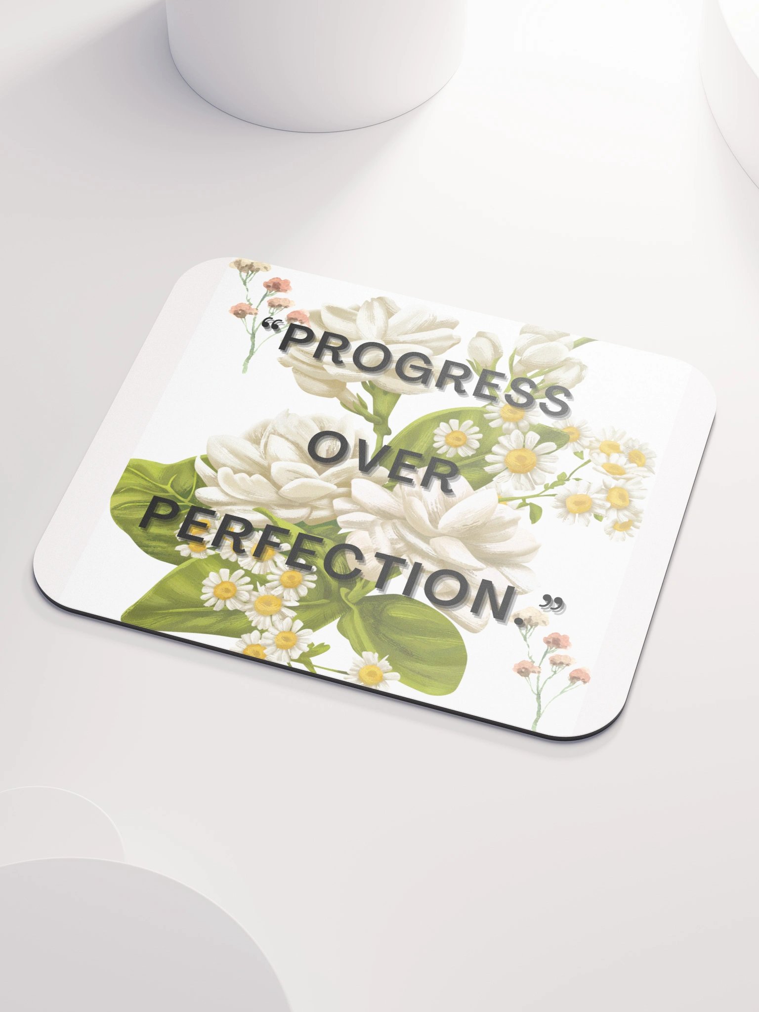Floral Motivation Mouse Pad product image (3)