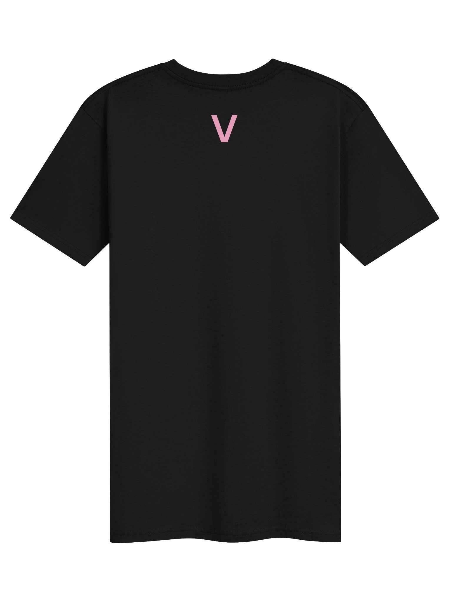 VANSTA Heavyweight Tee · Black w/ Pink Logo product image (2)