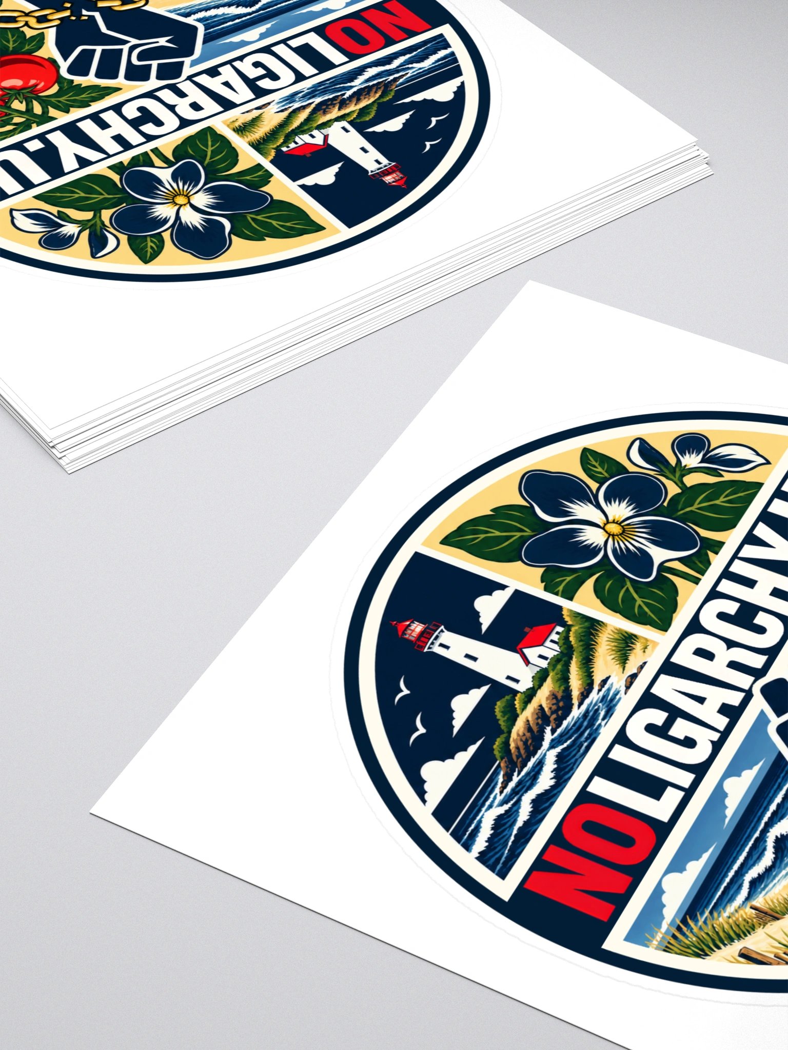 New Jersey NOLIGARCHY.US sticker product image (4)
