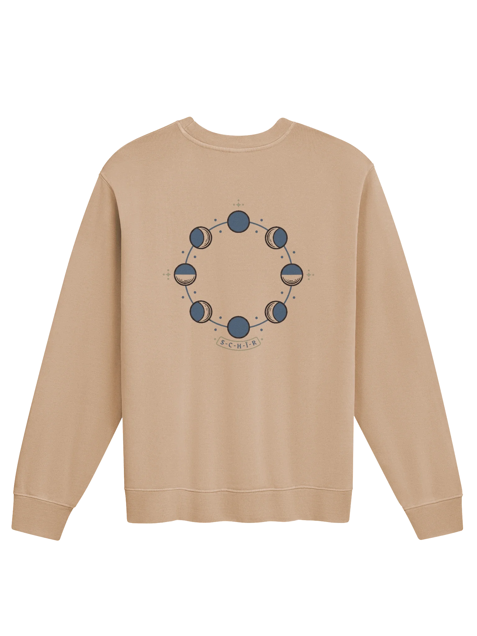 SCHĪR MOONRING CREWNECK — back print