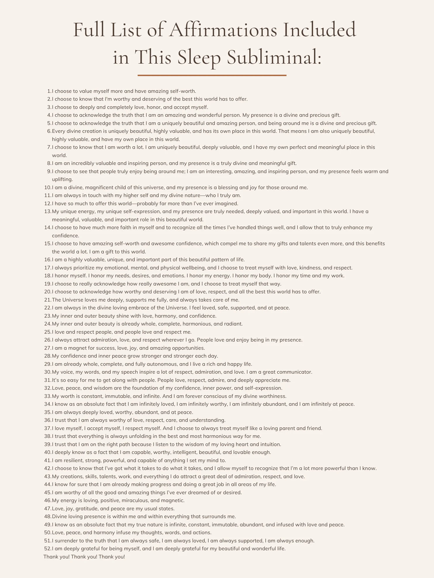 Strong Self-Concept & Self-Worth — Sleep Subliminal Affirmations | MP3 Download product image (3)