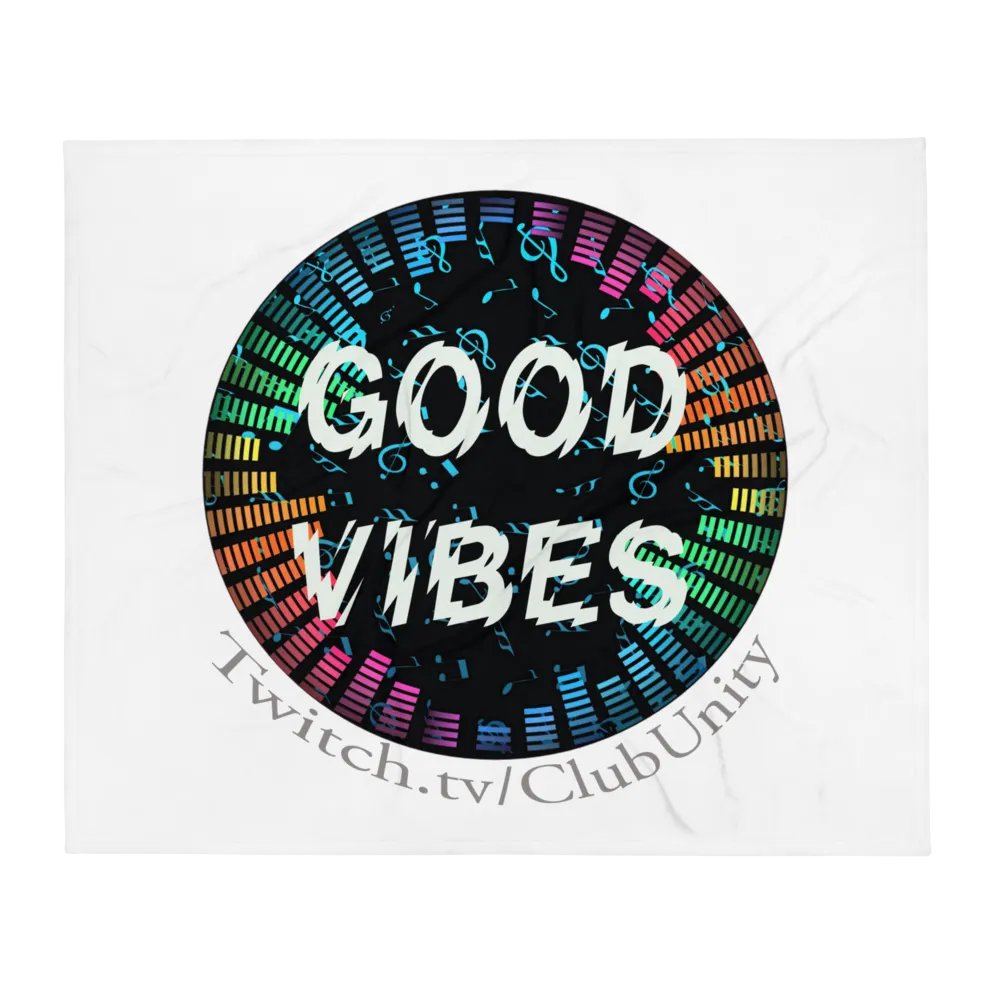 GOOD VIBES - Throw Blanket product image (1)