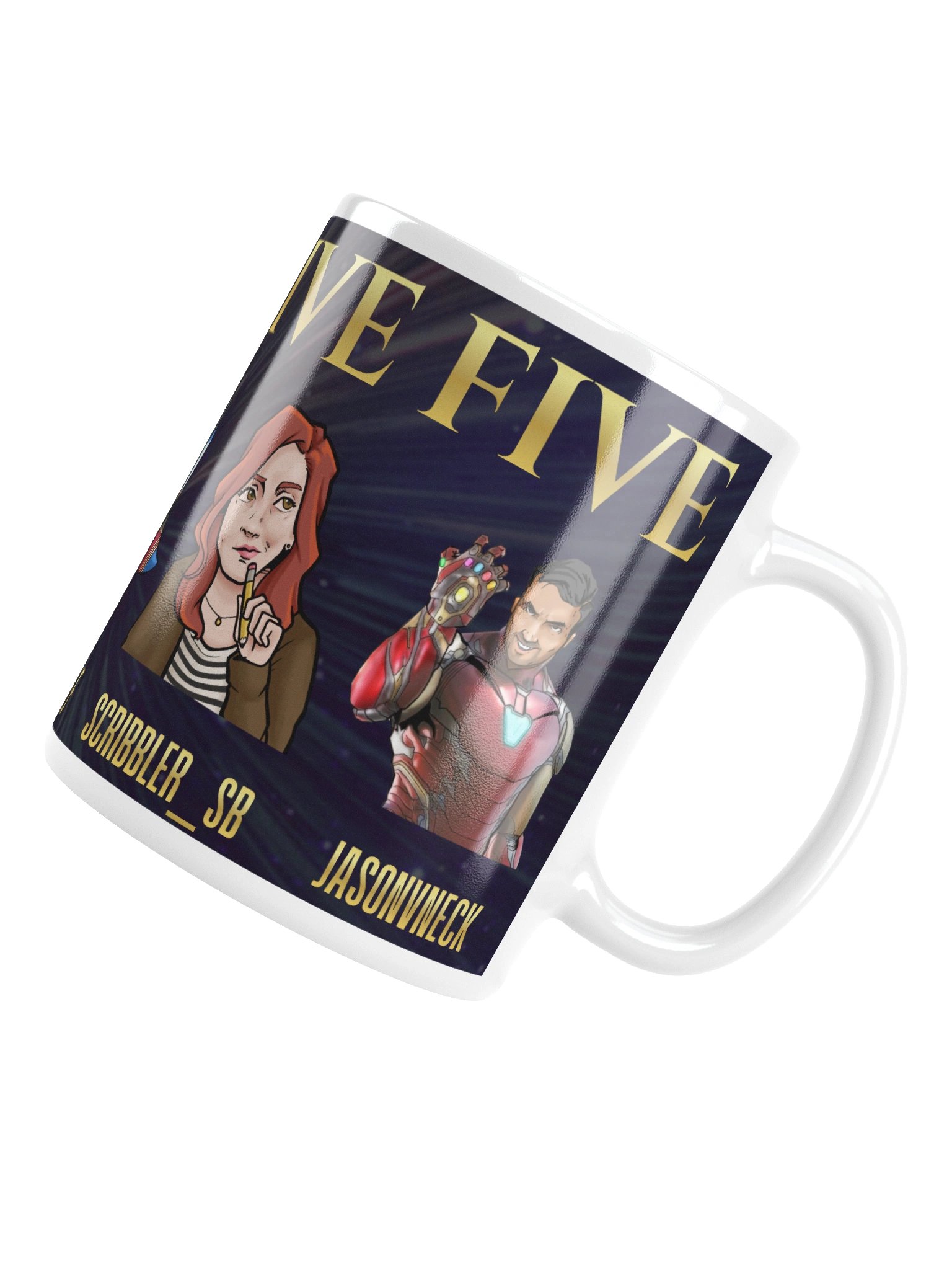 Warp Drive Five v3 White Mug product image (6)