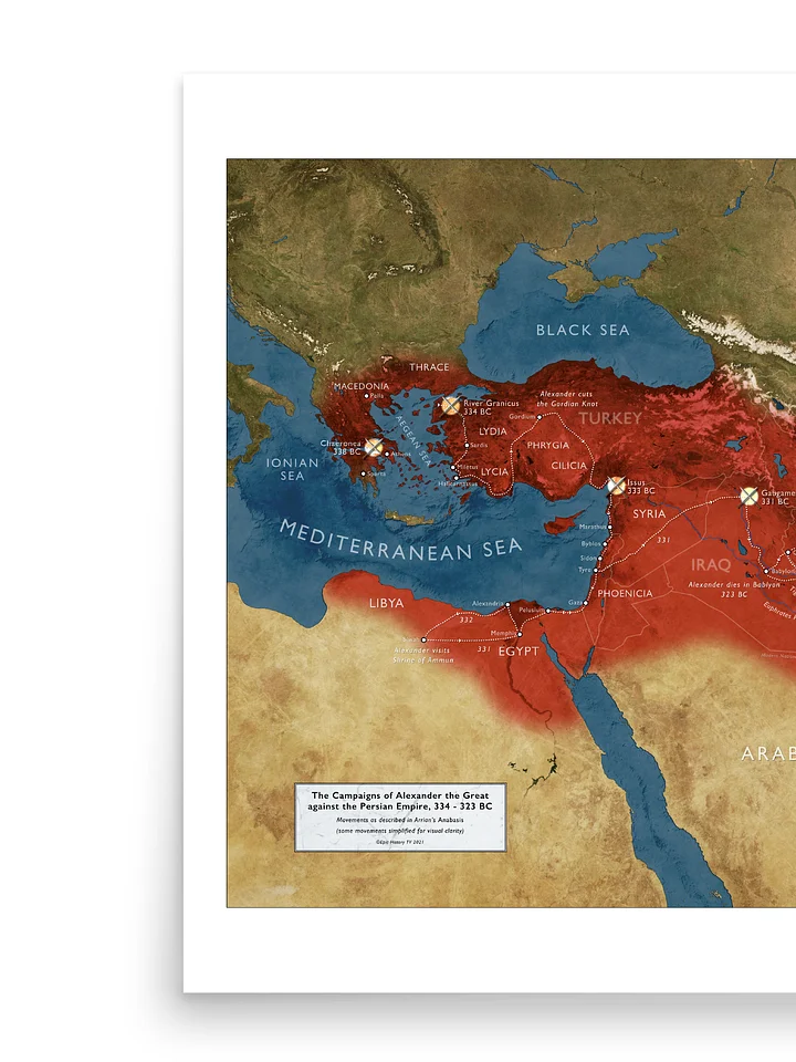 The Campaigns of Alexander - Poster product image (2)
