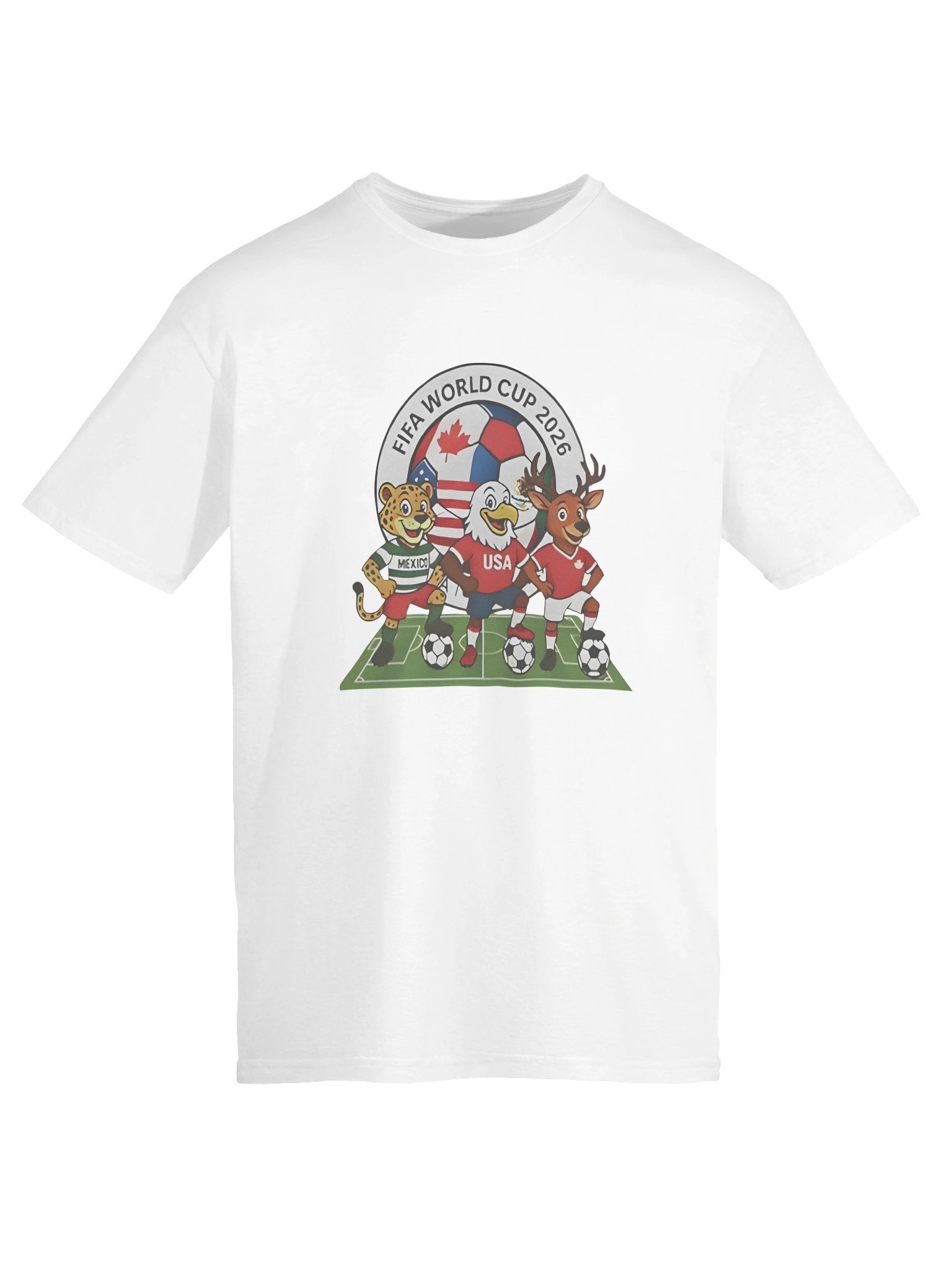 FIFA World Cup 2026 Mascot USA Canada Mexico Shirt product image (13)