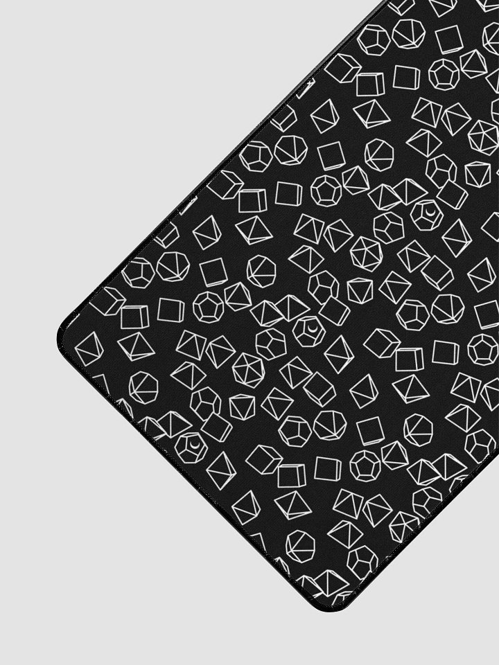 Dicefall Neoprene Desk Mat–Black product image (2)