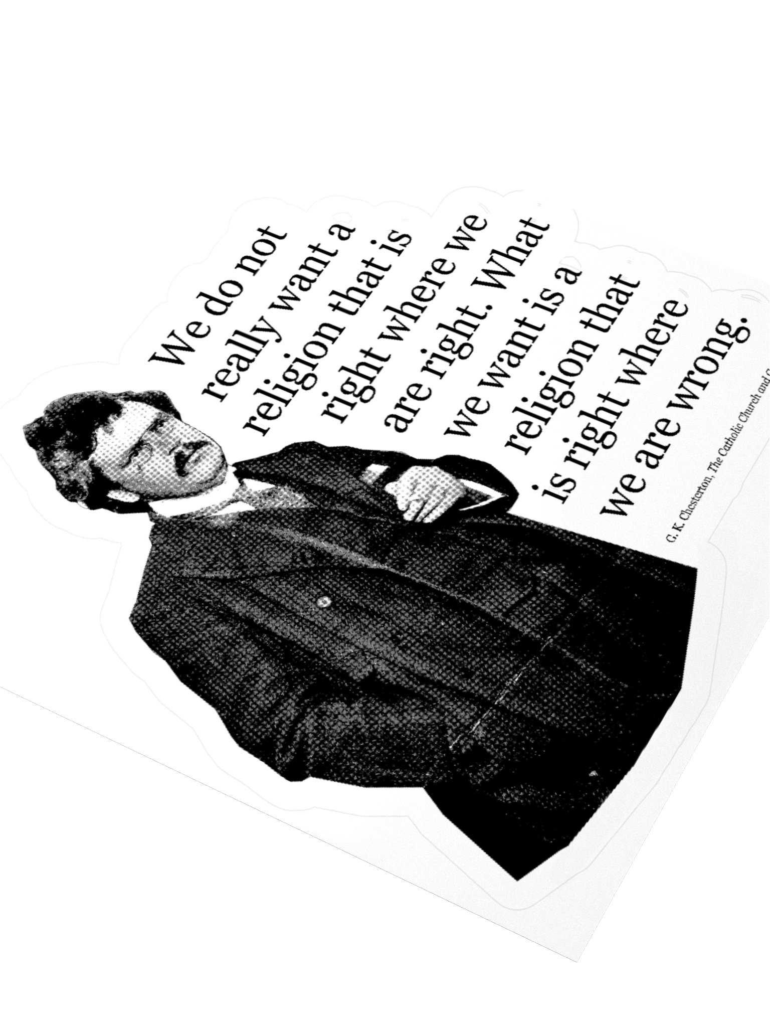 Chesterton on Religion - Sticker product image (9)