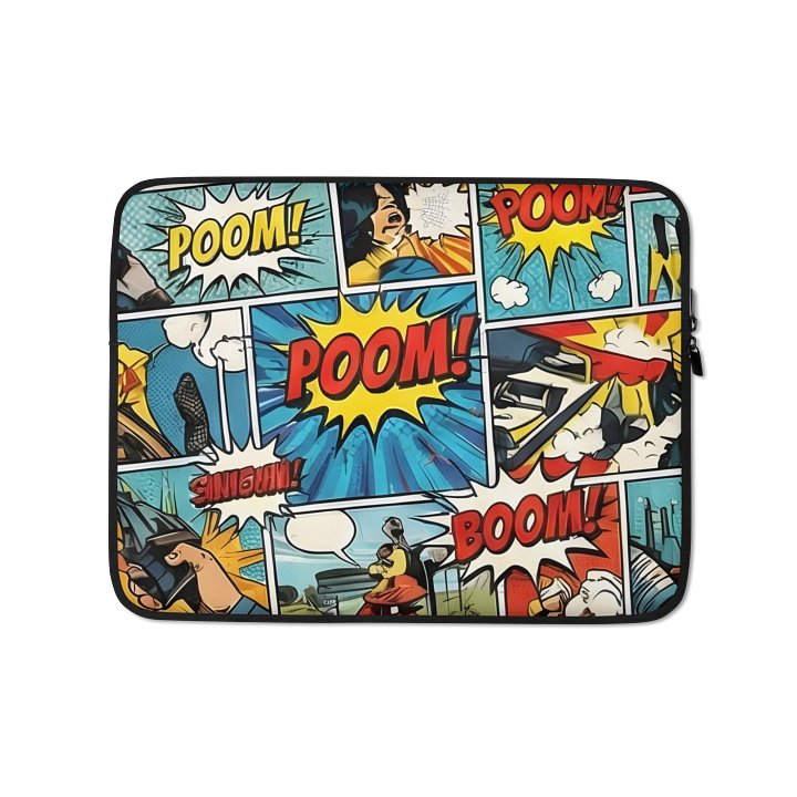 Comic Action – All-Over Print Laptop Sleeve product image (1)
