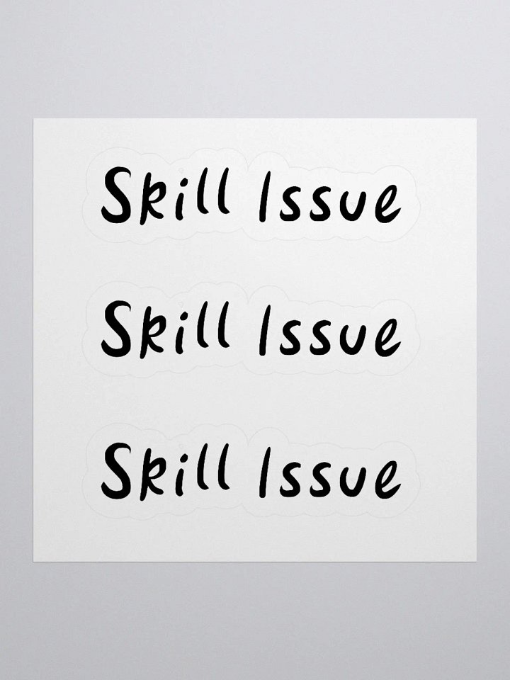Skill Issue V2 Stickers product image (3)