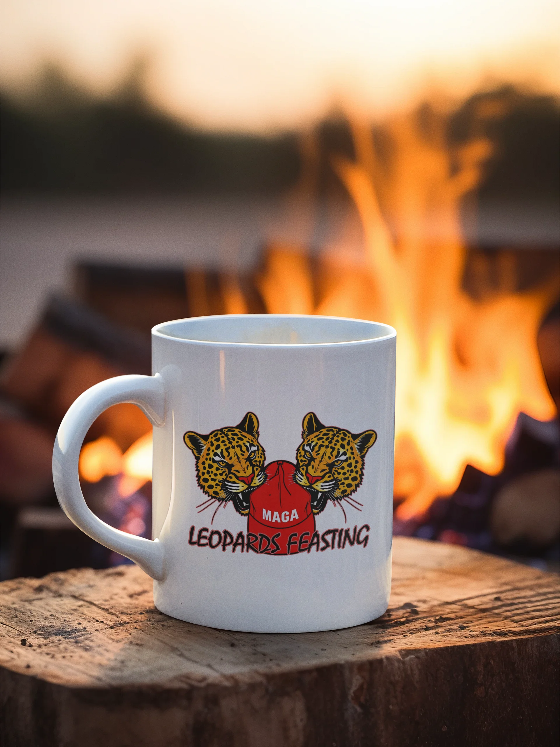 Leopards Eating Faces Meme Mug - Sarcastic Political Cup product image (2)