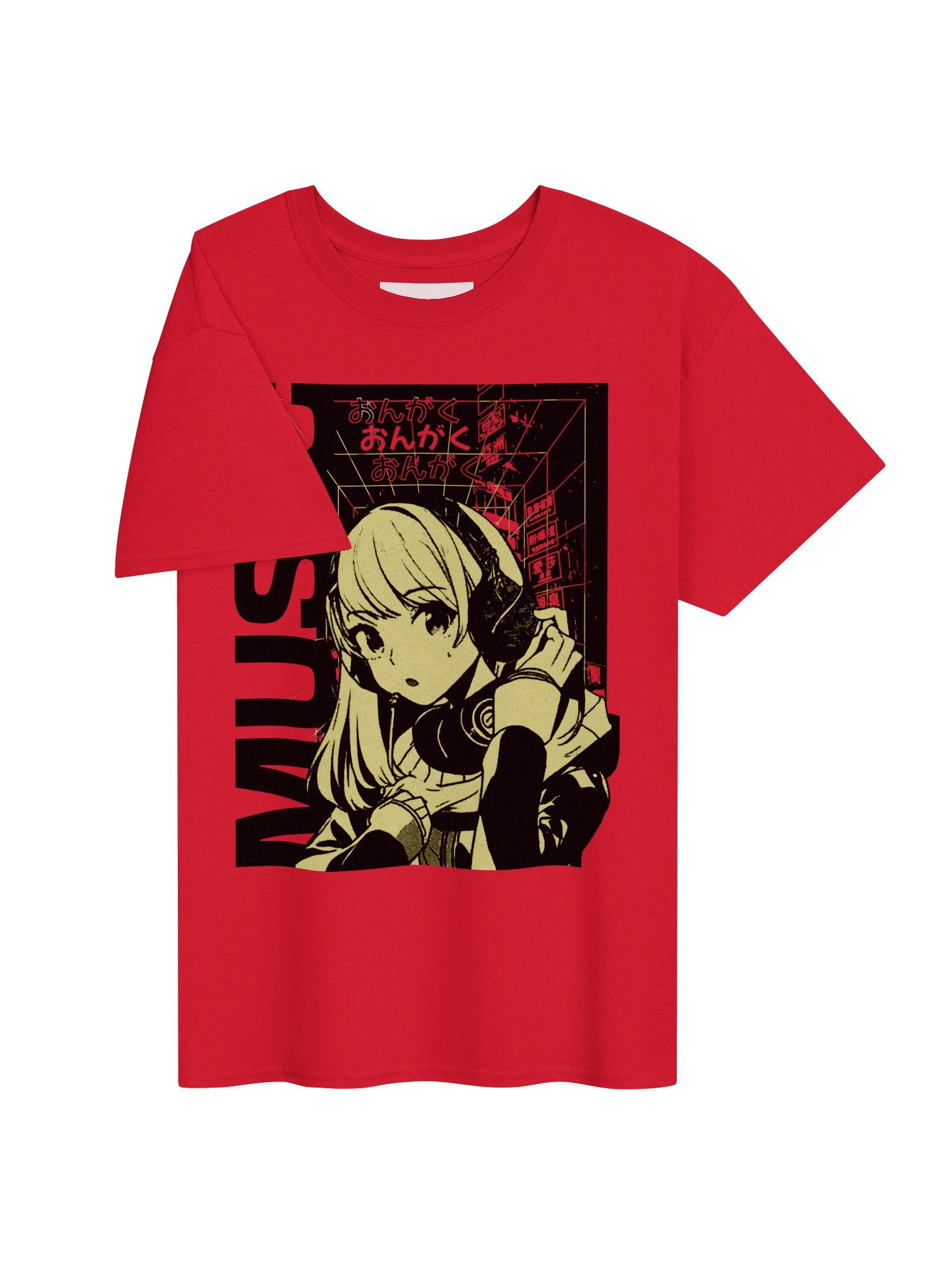 "Music" ANIME Graphic T-Shirt | Japanese | Unisex Otaku Graphic Shirt product image (3)