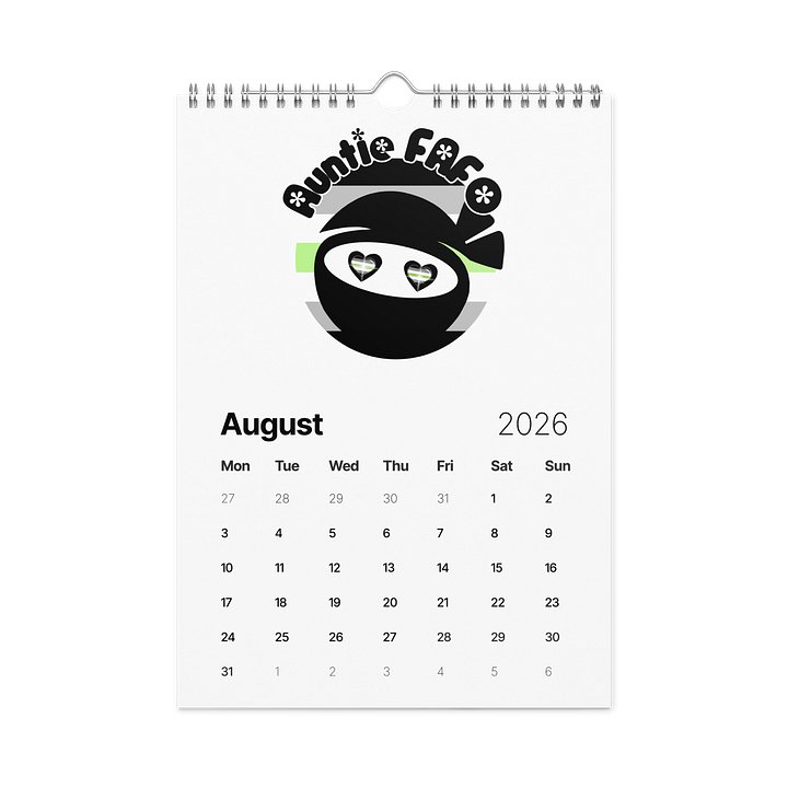 Auntie FAFO Pride 2026: Wall Calendar product image (2)