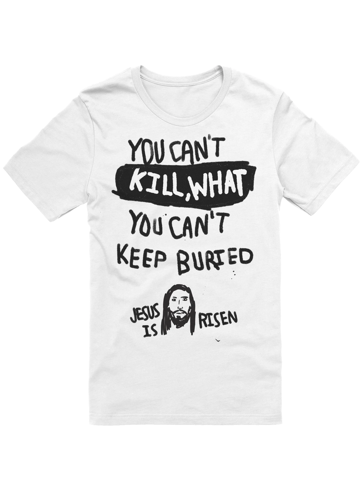 Jesus is risen Statement Tee product image (1)