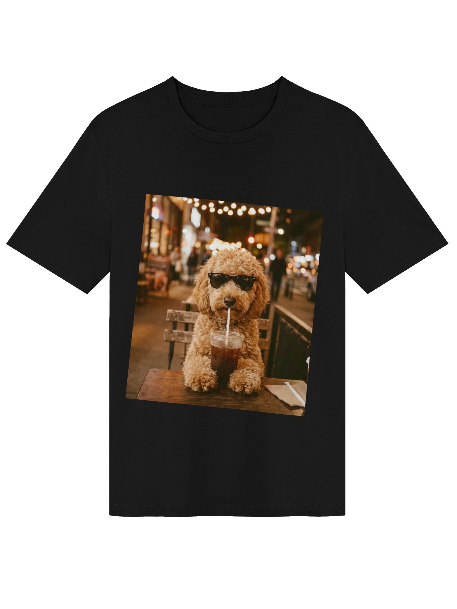 Coffee First, Walk Later – Funny Dog Shirt product image (2)