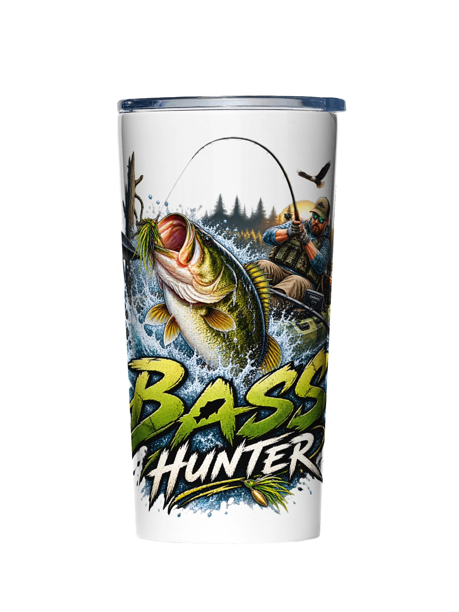 Bass Hunter Fishing Tumbler product image (1)