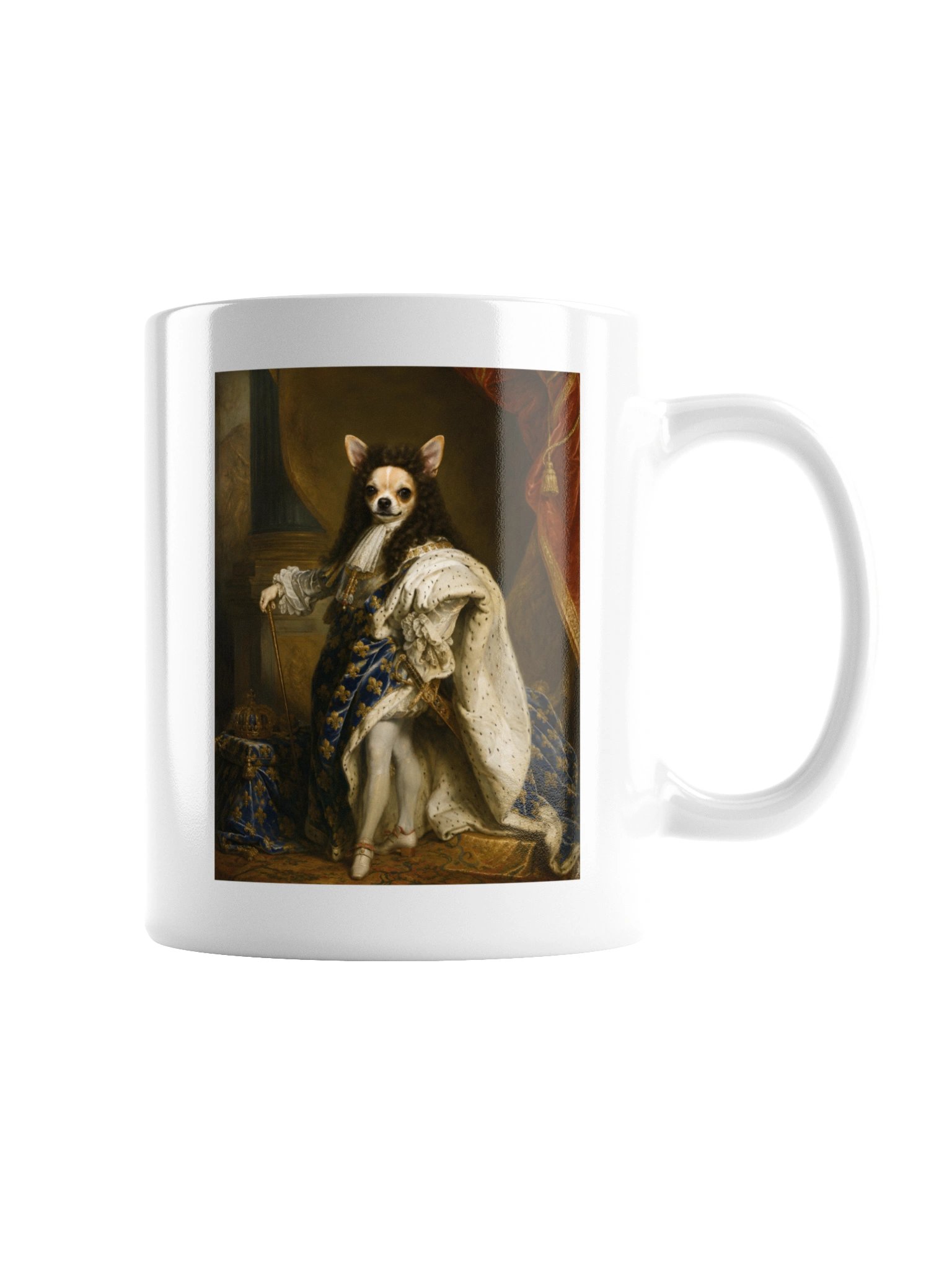 Chihuahua Portrait of Louis XIV Mug product image (3)