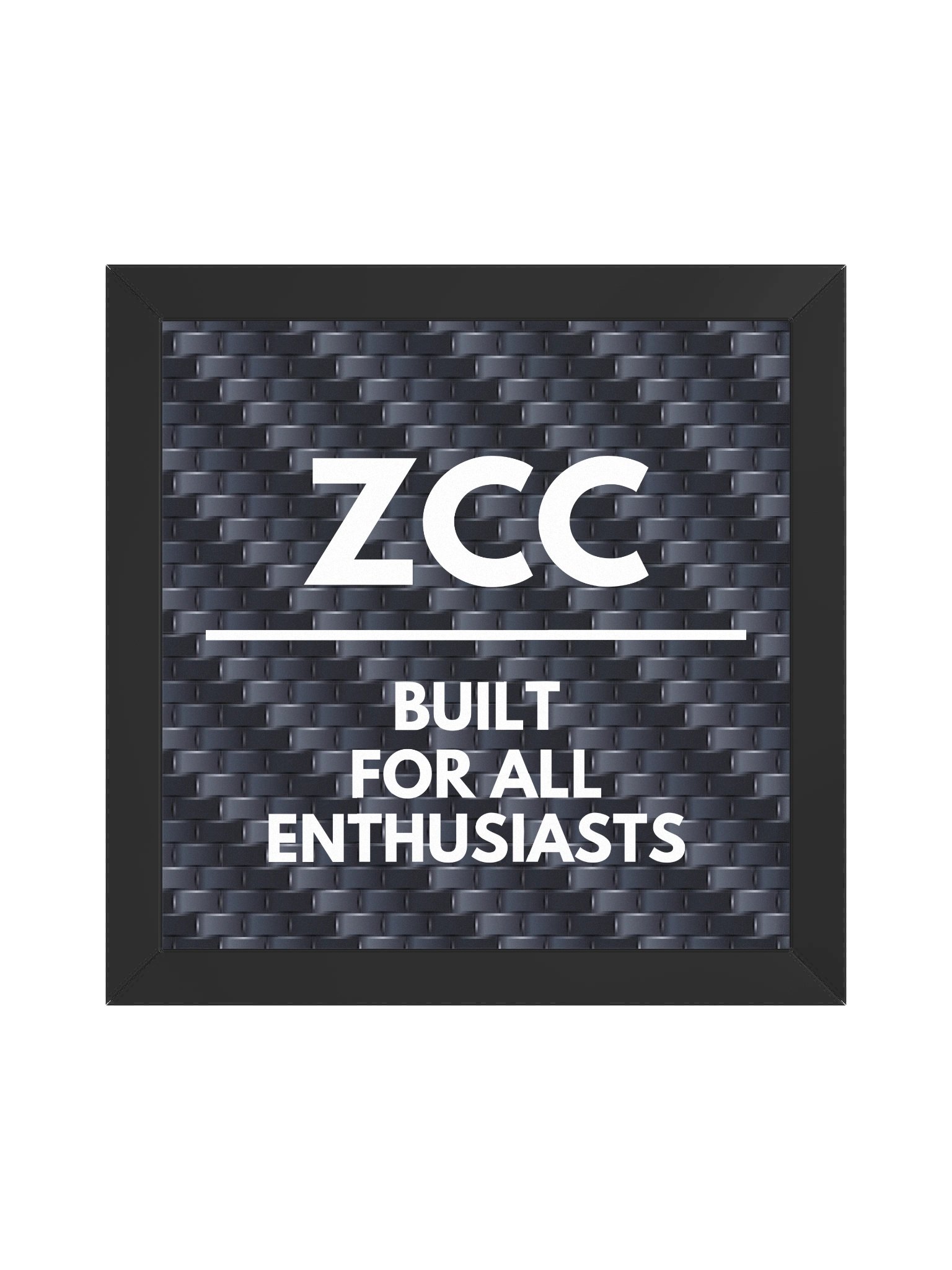 ZCC Carbon Fiber Garage Art Print product image (1)