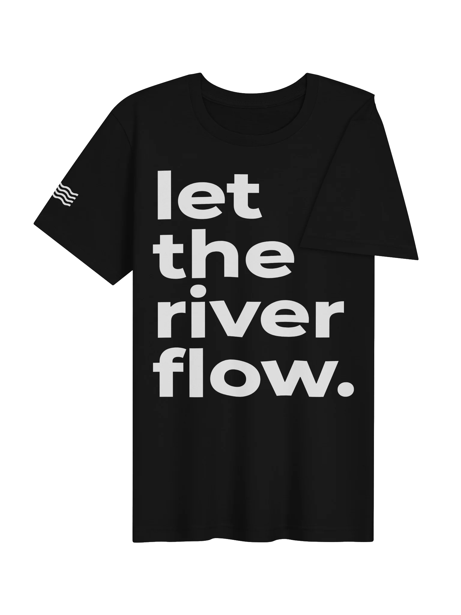 Let The River Flow Tee - Bold Dark product image (4)