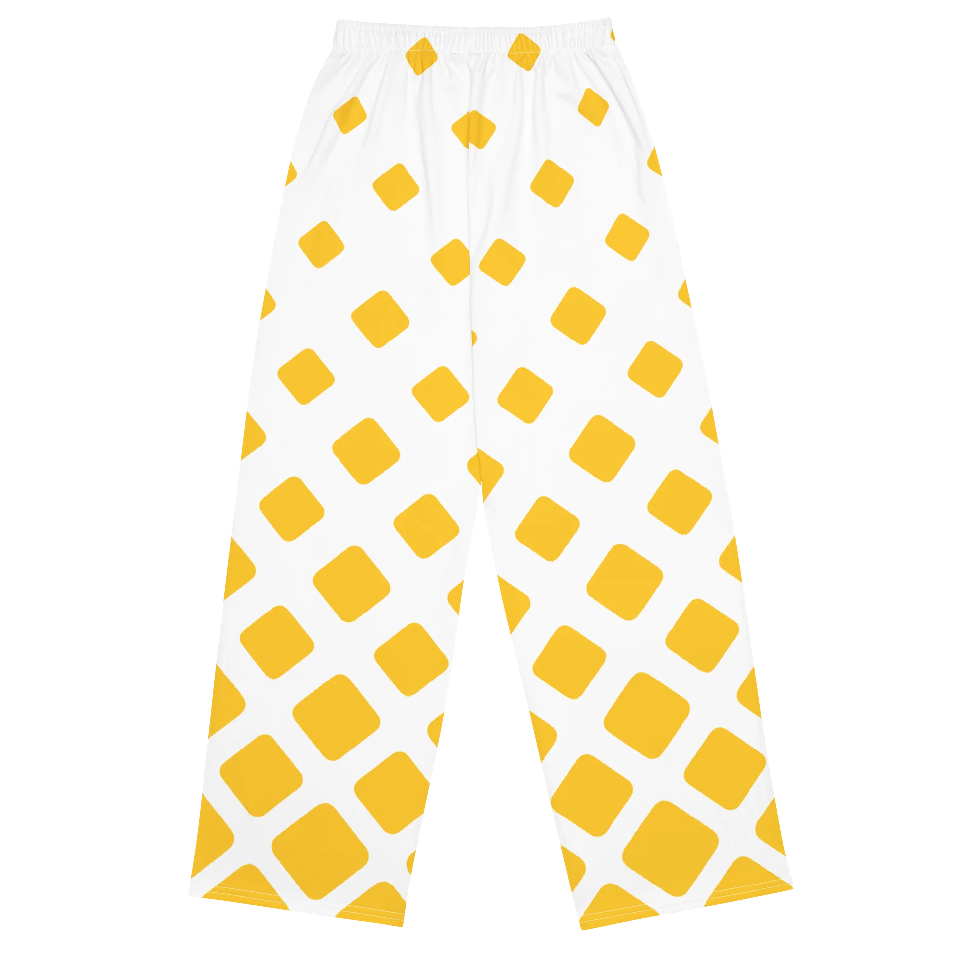 Chickasha Fighting Chicks Gold Polka Dot Wide-Leg Sweatpants product image (2)