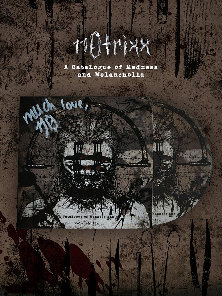 'A Catalogue of Madness and Melancholia' signed CD product image (1)