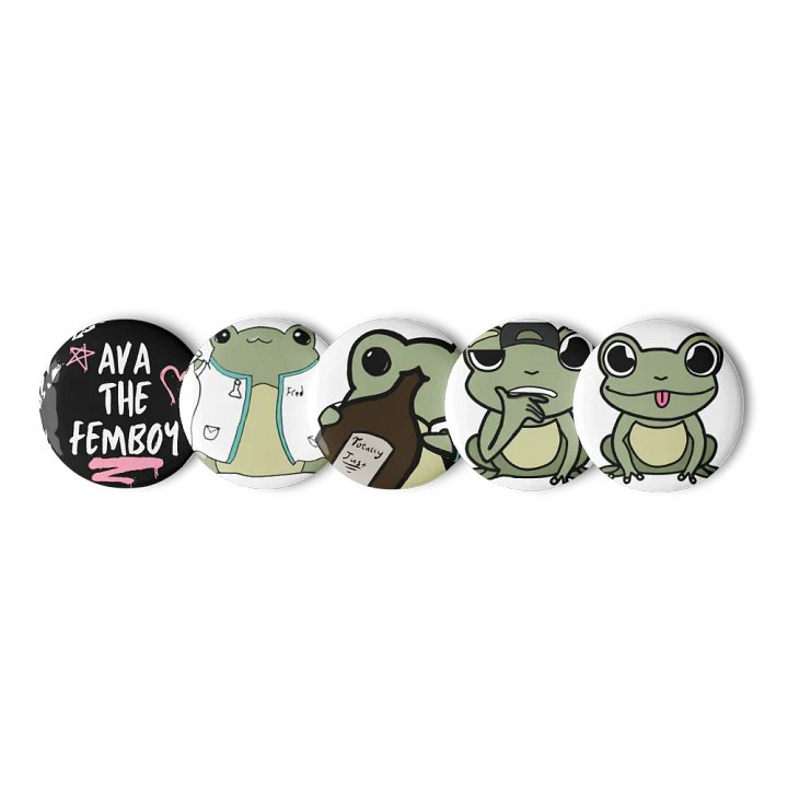 Frogtopia Buttons! product image (1)