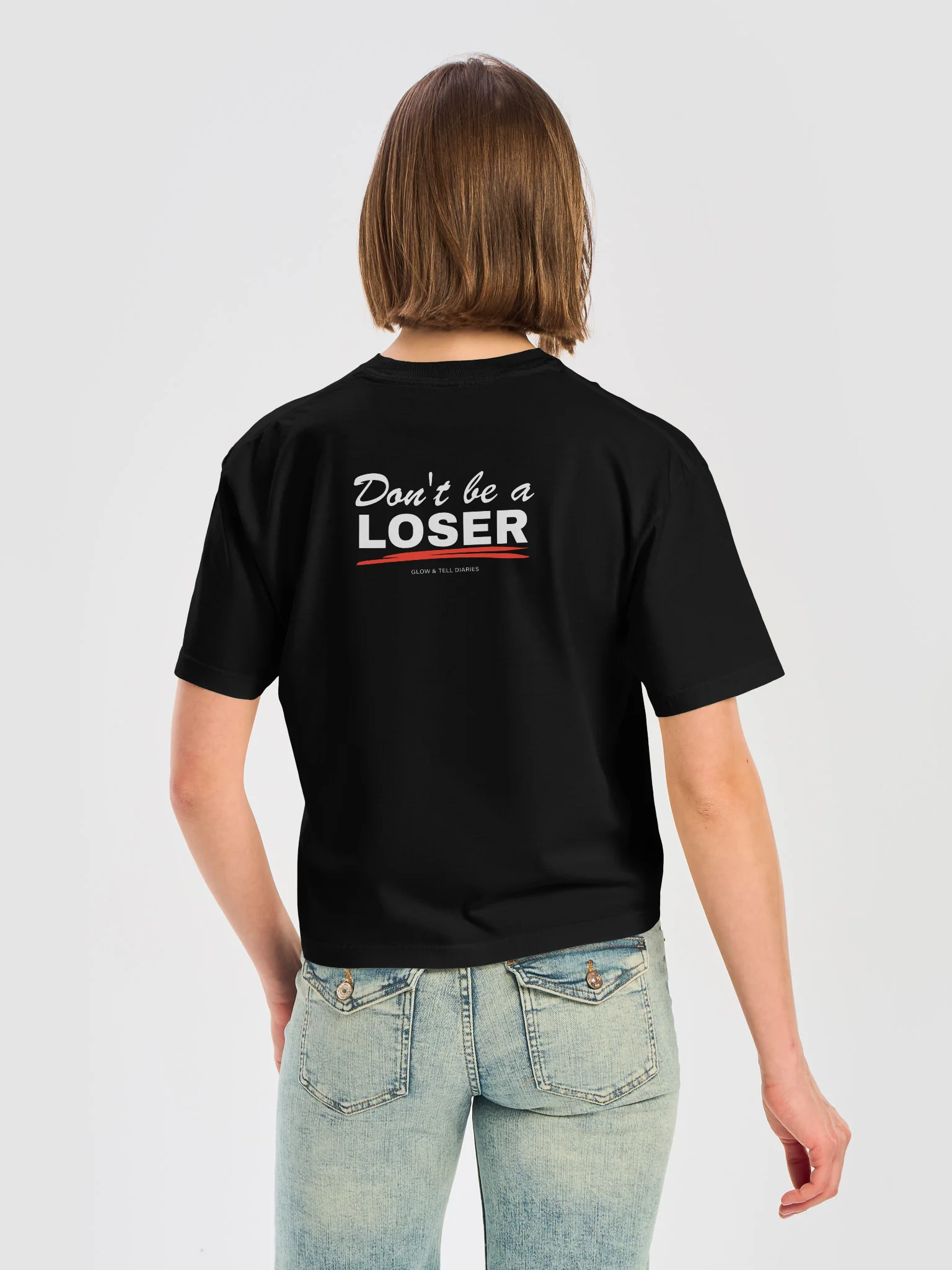 Don't be a LOSER Womens boxy tee product image (6)