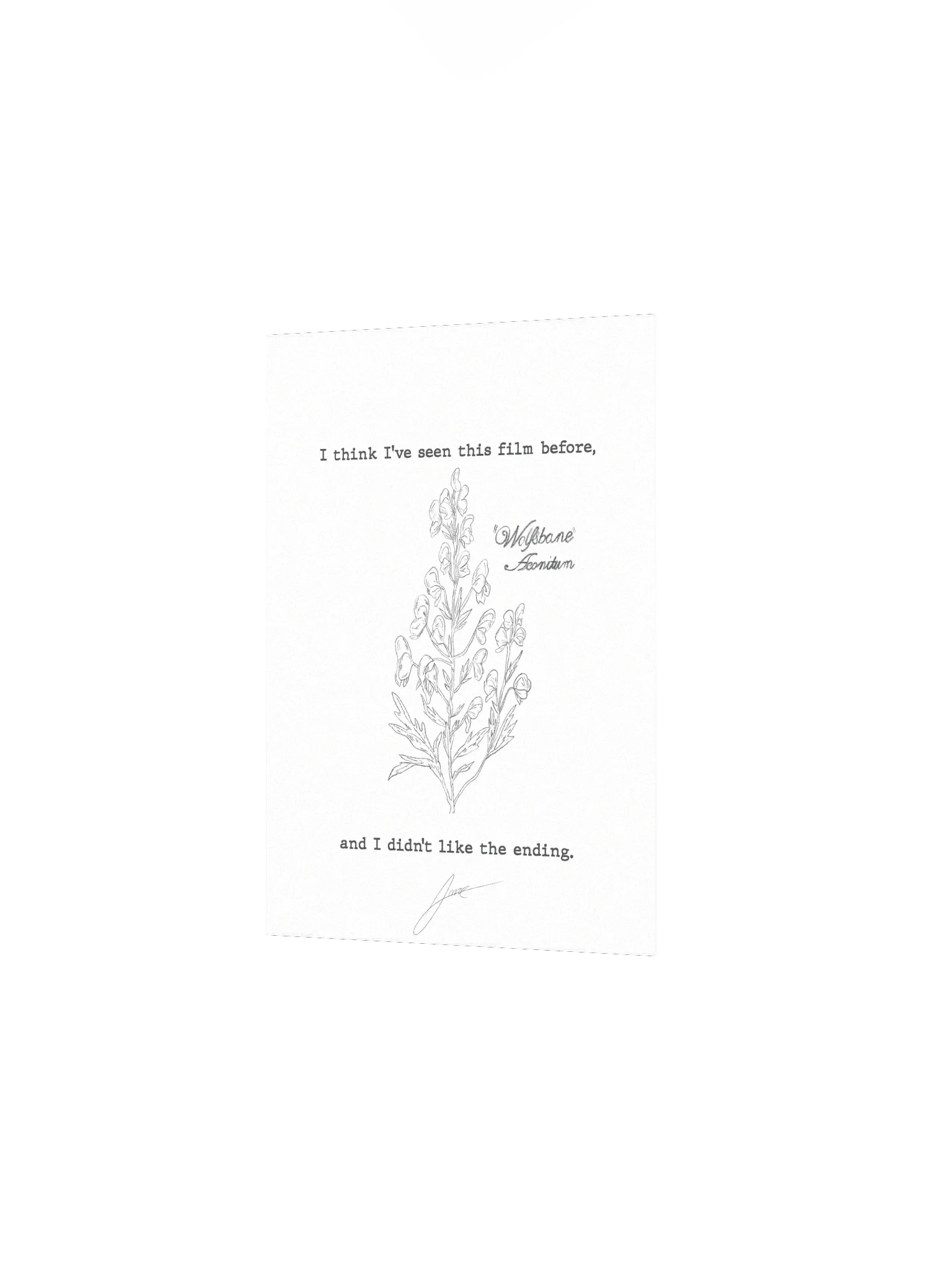 "Wolfsbane Aconitum" Poster product image (2)