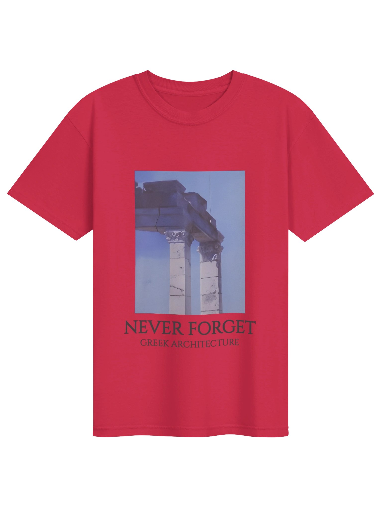 Never Forget Greek Architecture T-Shirt - 9/11 memes product image (1)