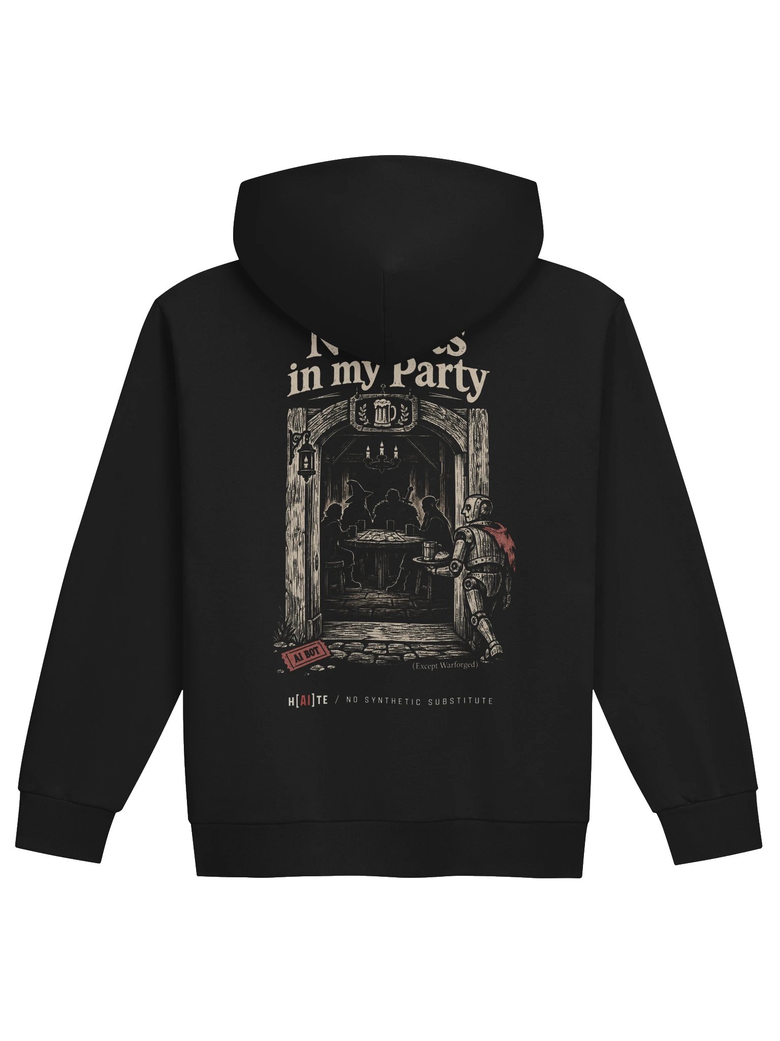 NO BOTS IN MY PARTY | Pullover Hoodie product image (2)