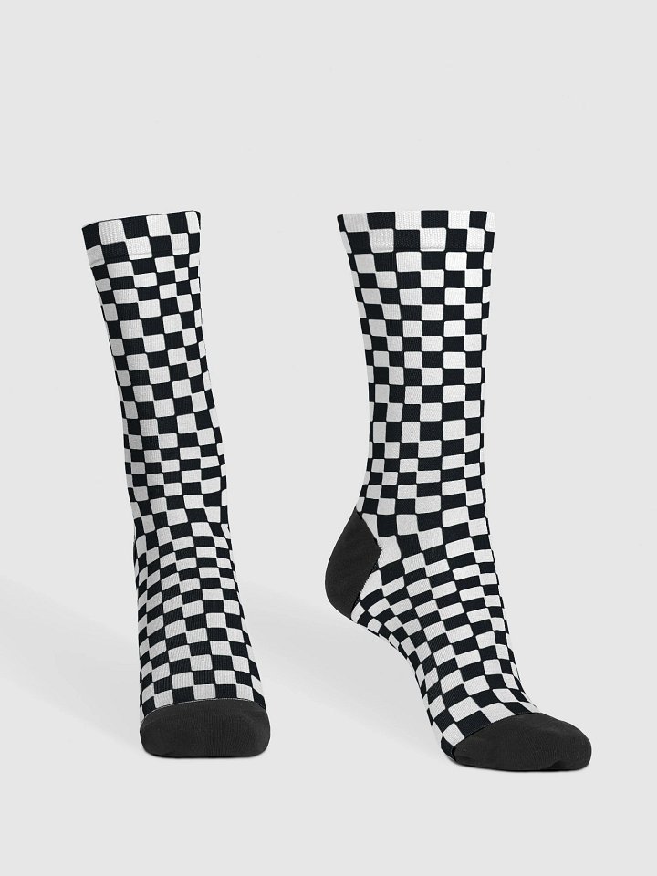 Checkered Crew Socks product image (2)