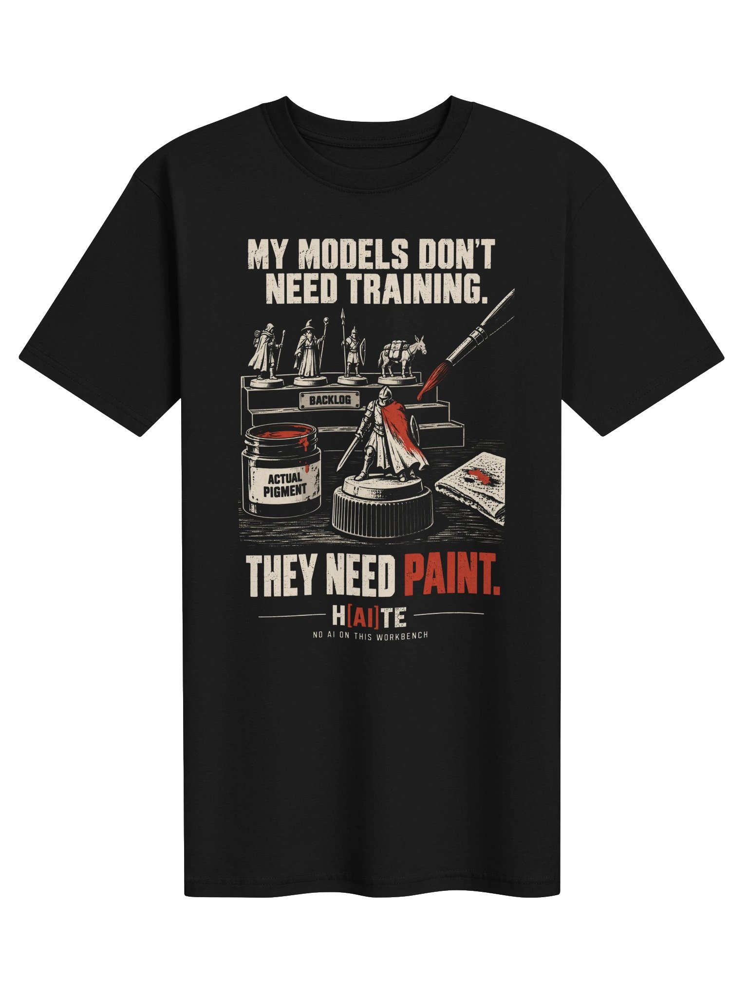 MY MODELS DON’T NEED TRAINING | Heavyweight Tee product image (1)