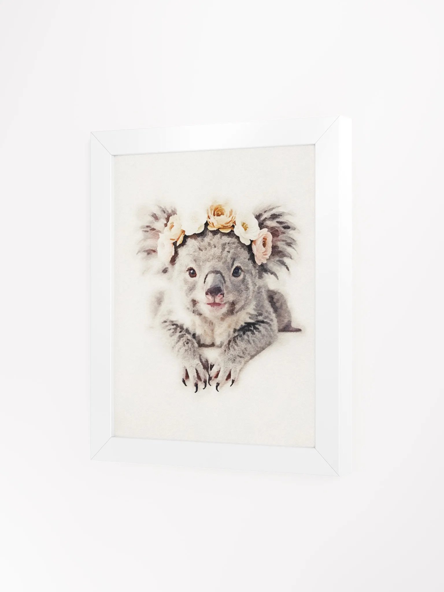 Royal Koala Floral Crown Poster product image (82)
