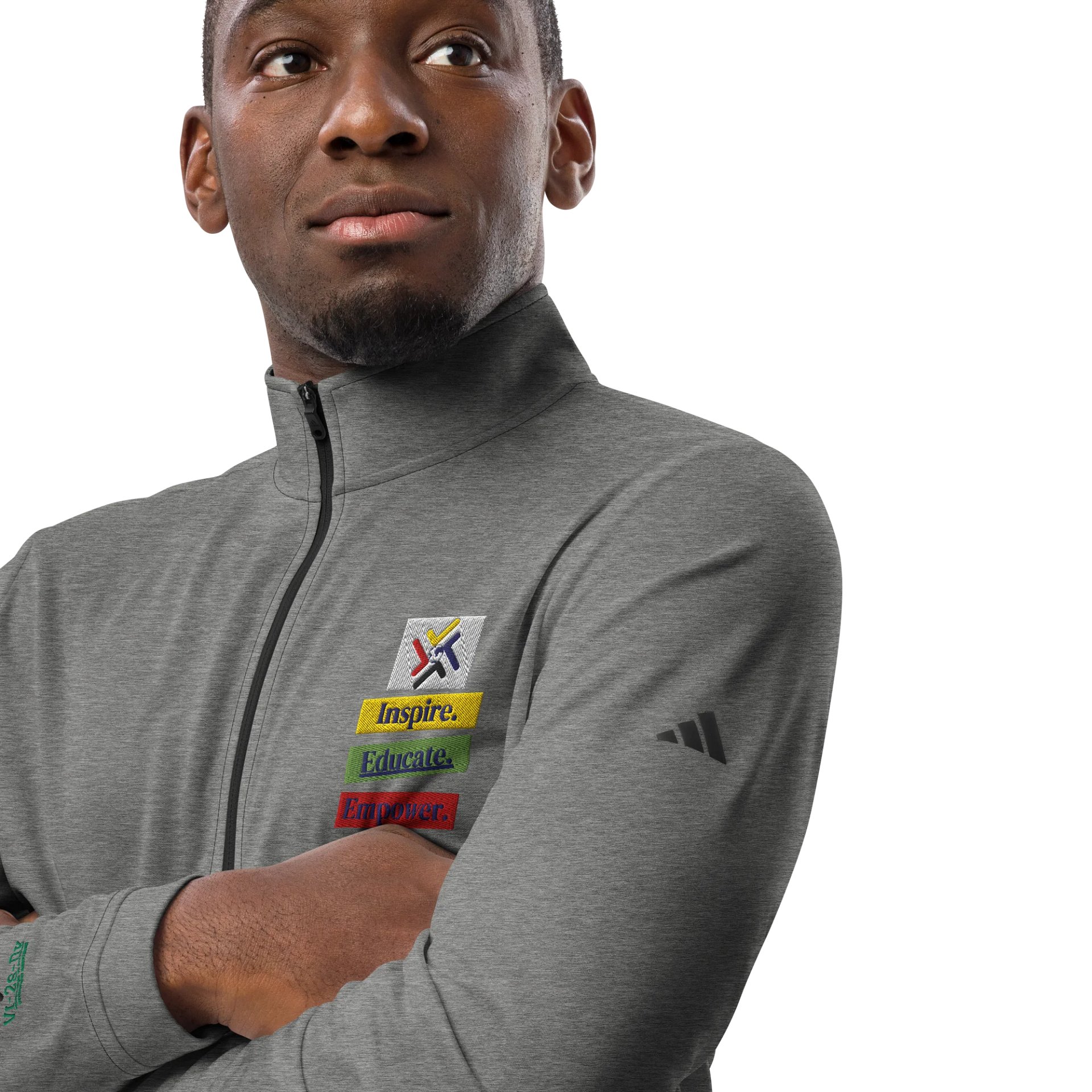 Inspire, Educate, Empower Global Vi-2s-Dk Logo Quarter-Zip Pullover product image (25)