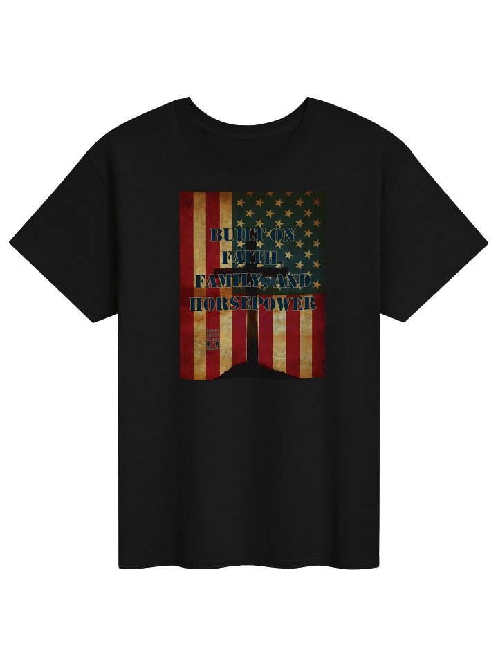 Built on Faith, Family & Horsepower Tee product image (1)