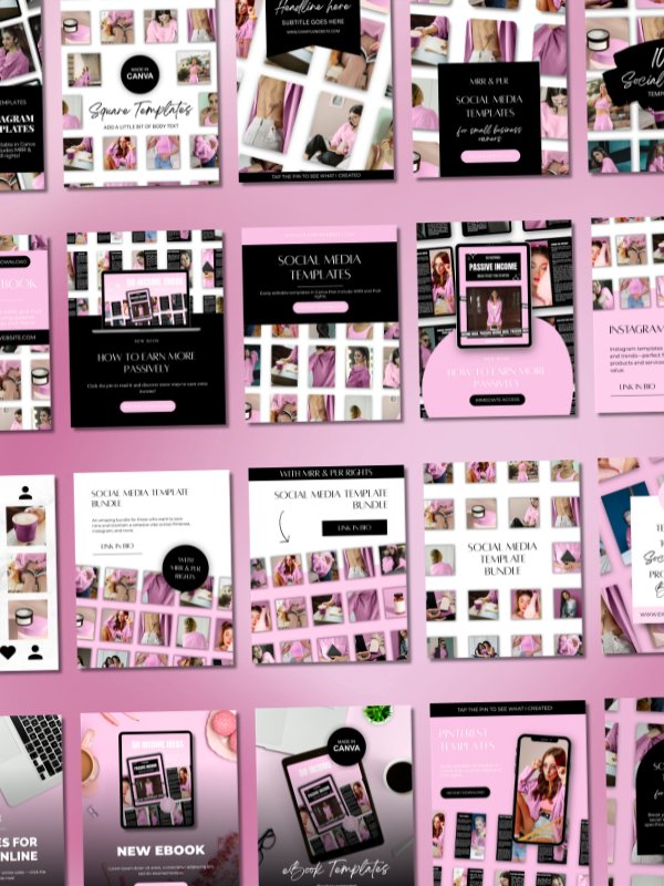 MRR/PLR Instagram Templates for Digitals product image (4)
