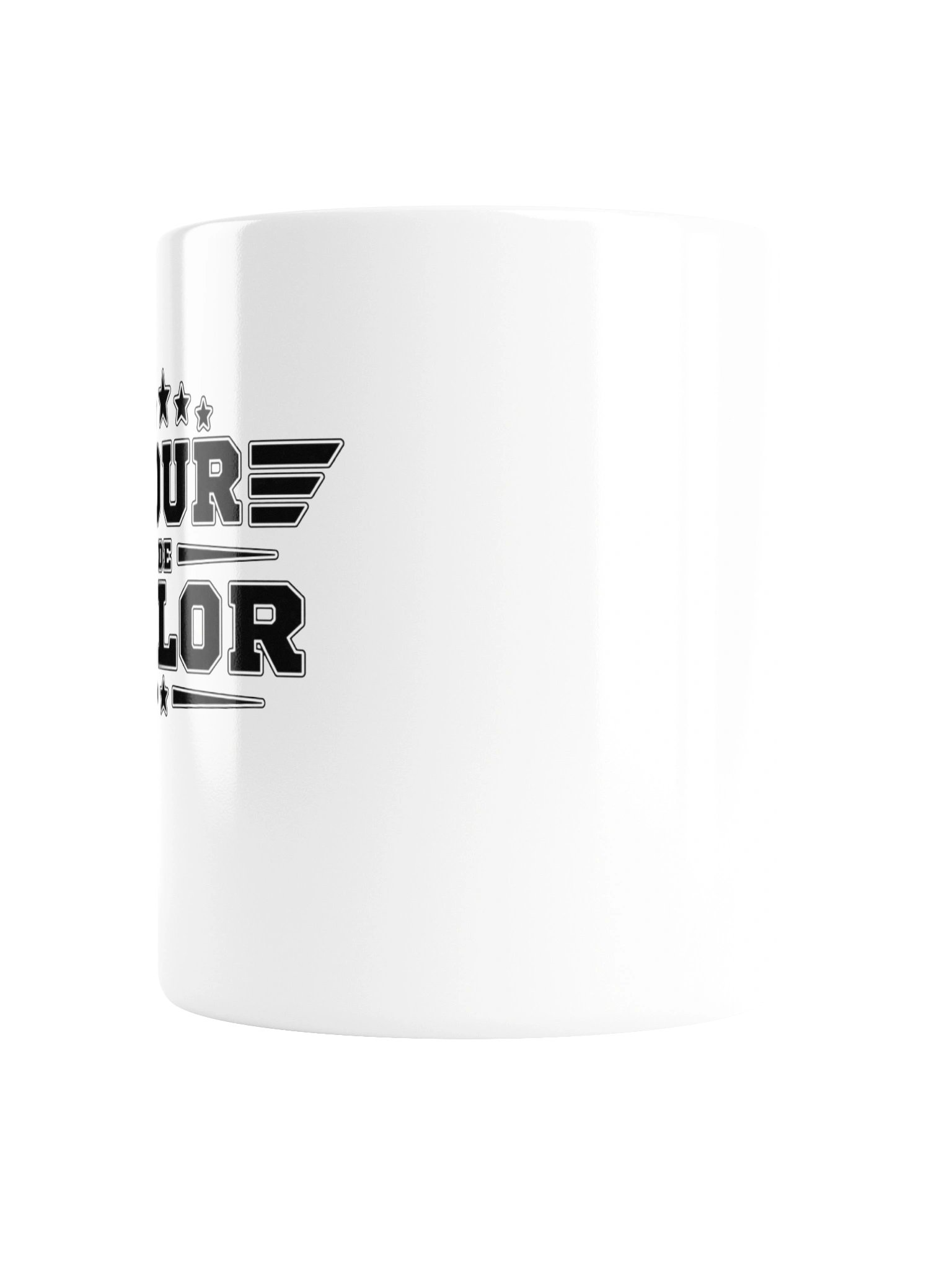 Tour de Valor Black & White Mug product image (3)
