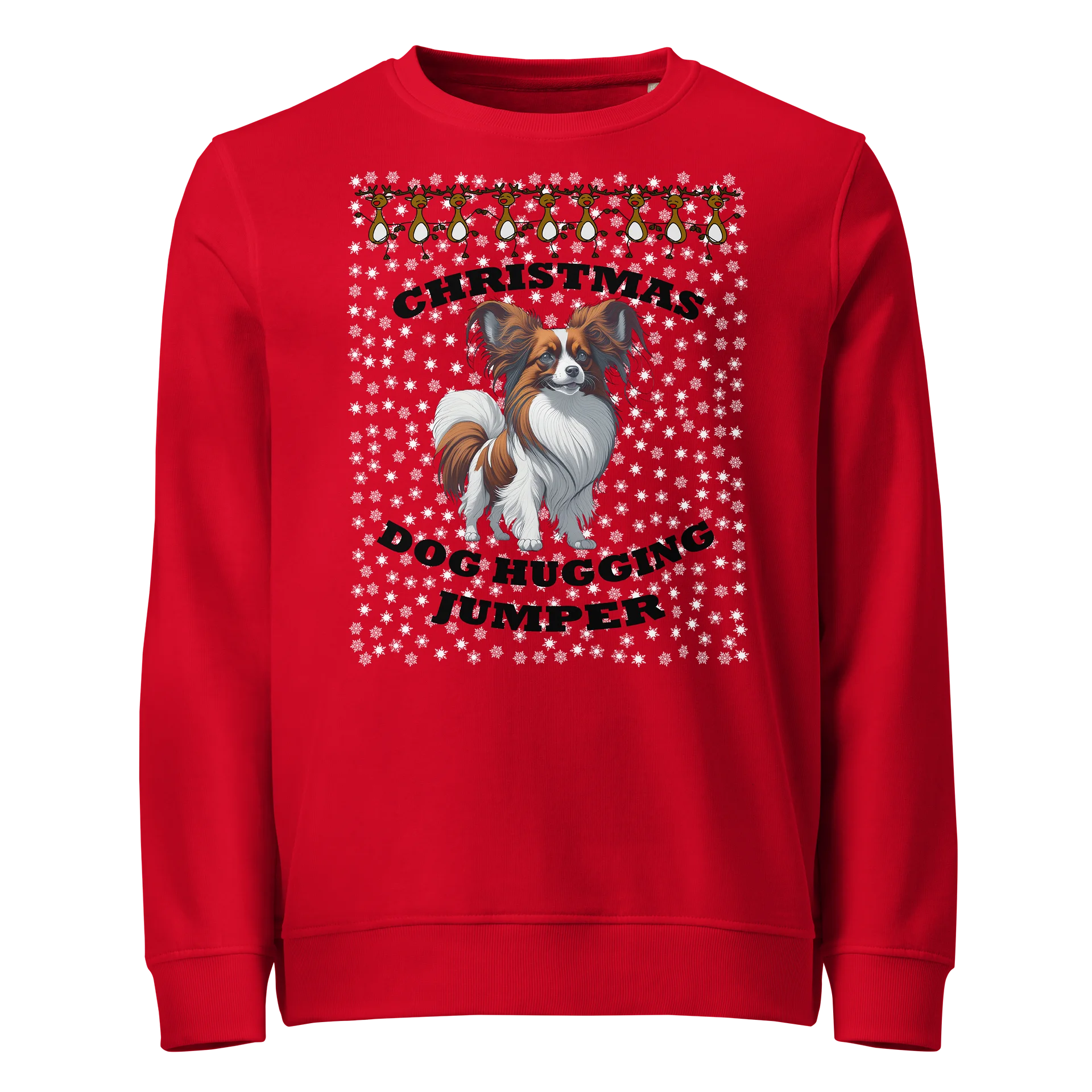 Christmas Dog Hugging, Papillon product image (21)