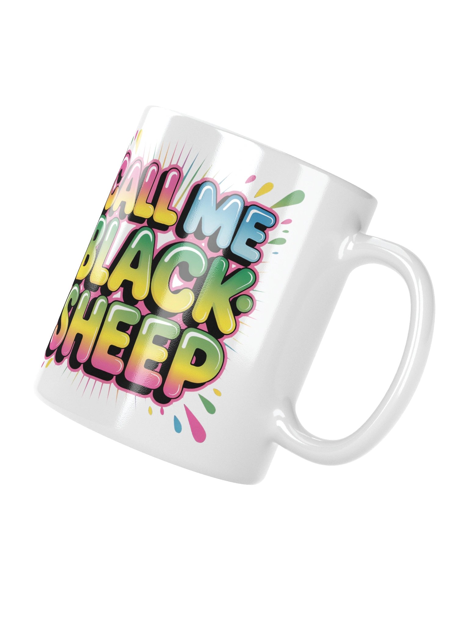 Vibrant CallMeBlacksheep White Glossy Mug product image (7)