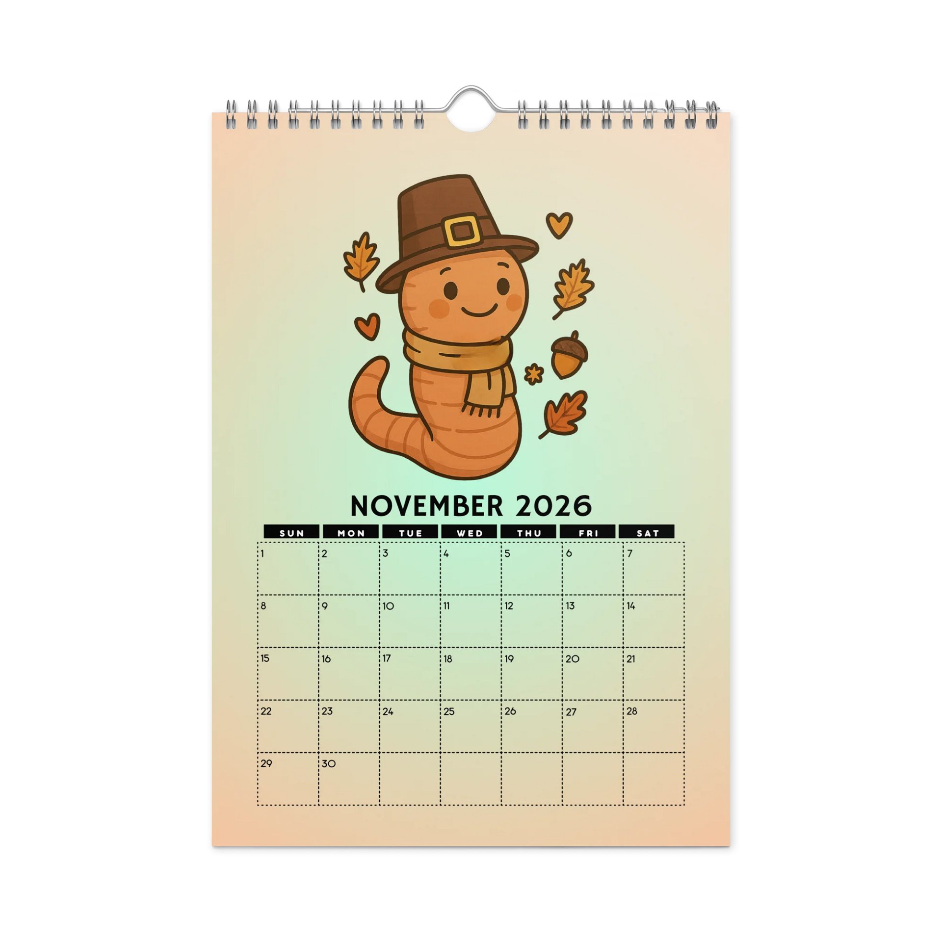 2026 Marcus the Worm Wall Calendar product image (11)