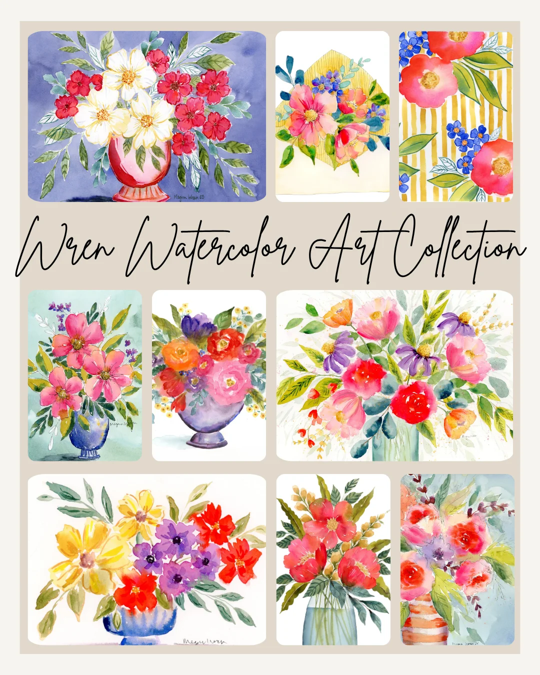 Surprise 5×7 Watercolor Print – Happy Mail product image (9)