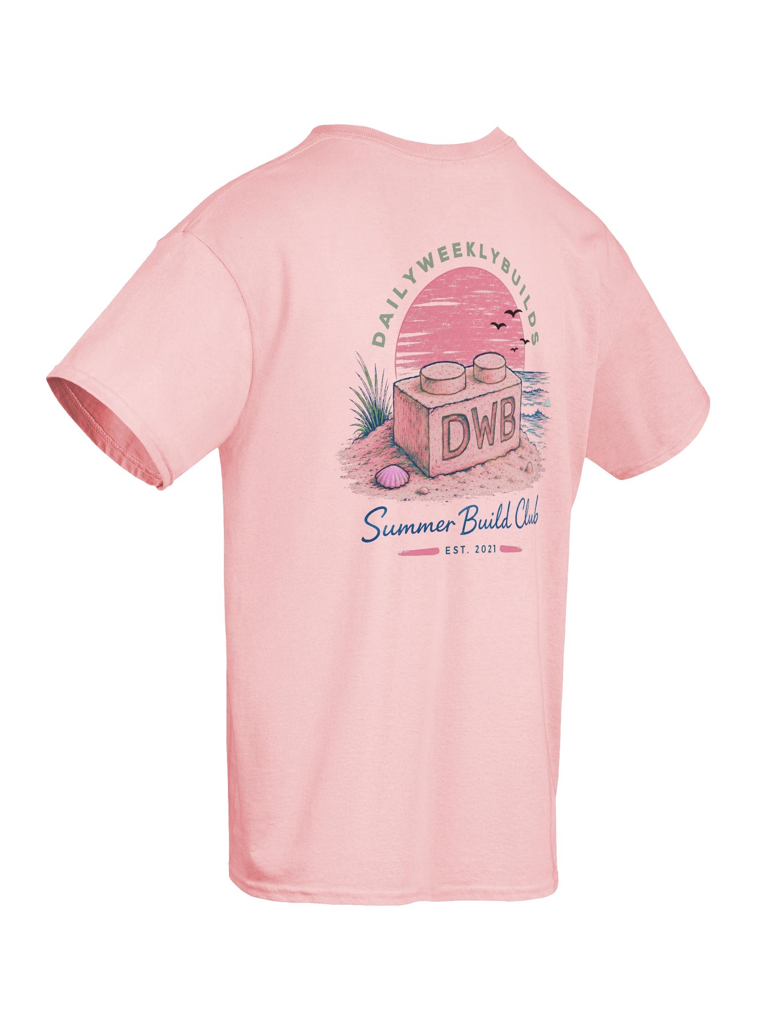 Summer Build Club T-Shirt (Pink Edition) product image (32)