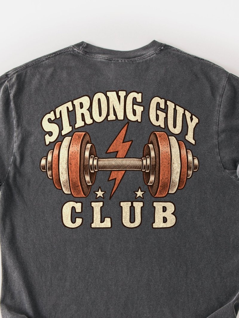 Strong Guy Club Oversized Gym Tee | Gym Shirt for Men product image (2)