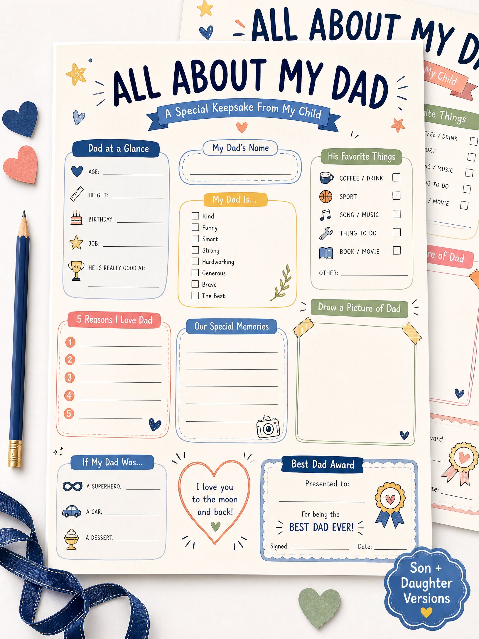 Complete Family Keepsake Printable Bundle product image (2)