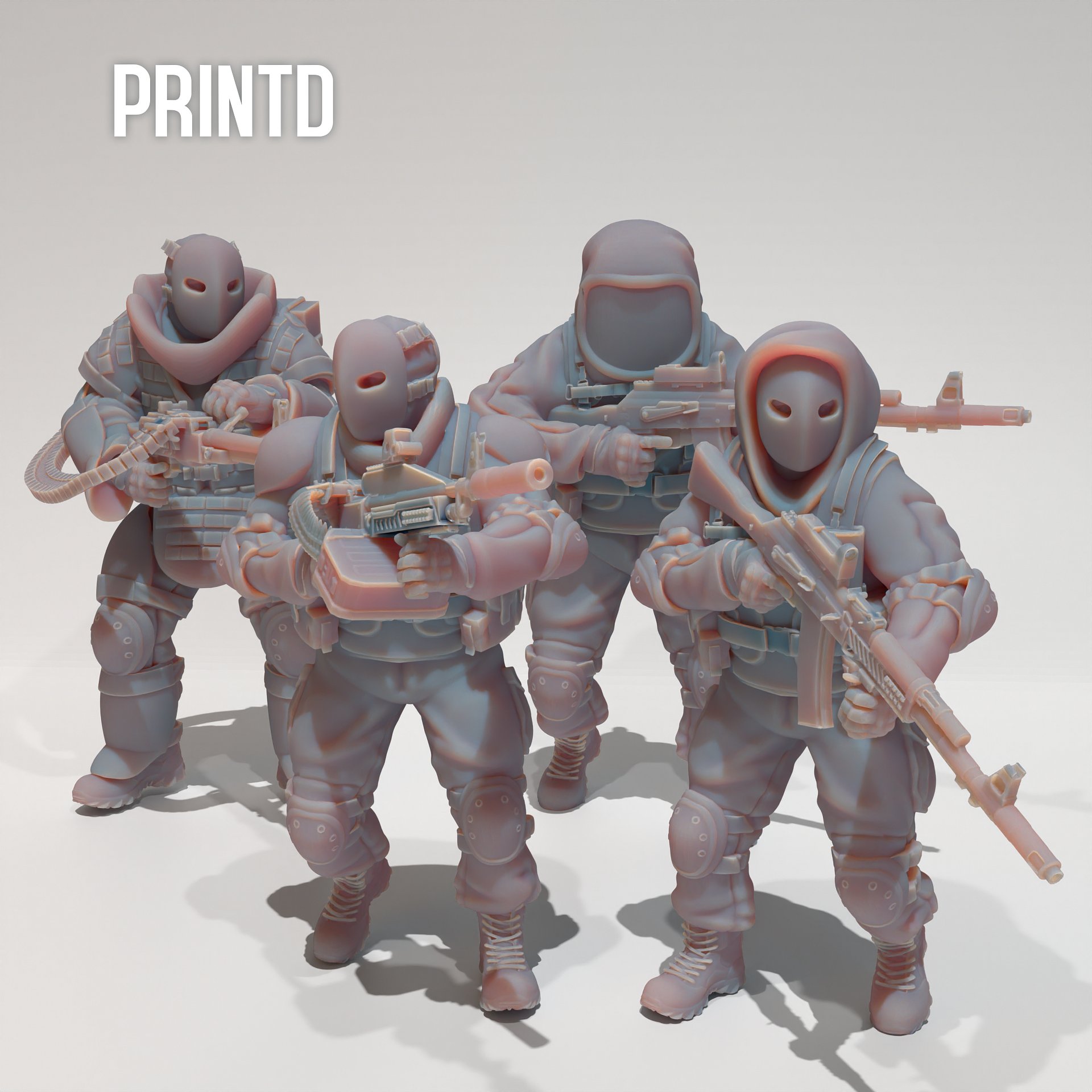 Mixed Forces Set - Modern Warfare Wargame Hobby Resin Scale Models product image (1)