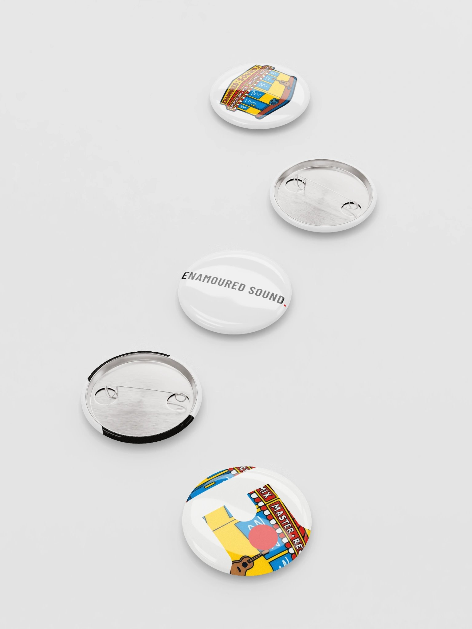 Enamoured Sound Pin Buttons Set product image (4)