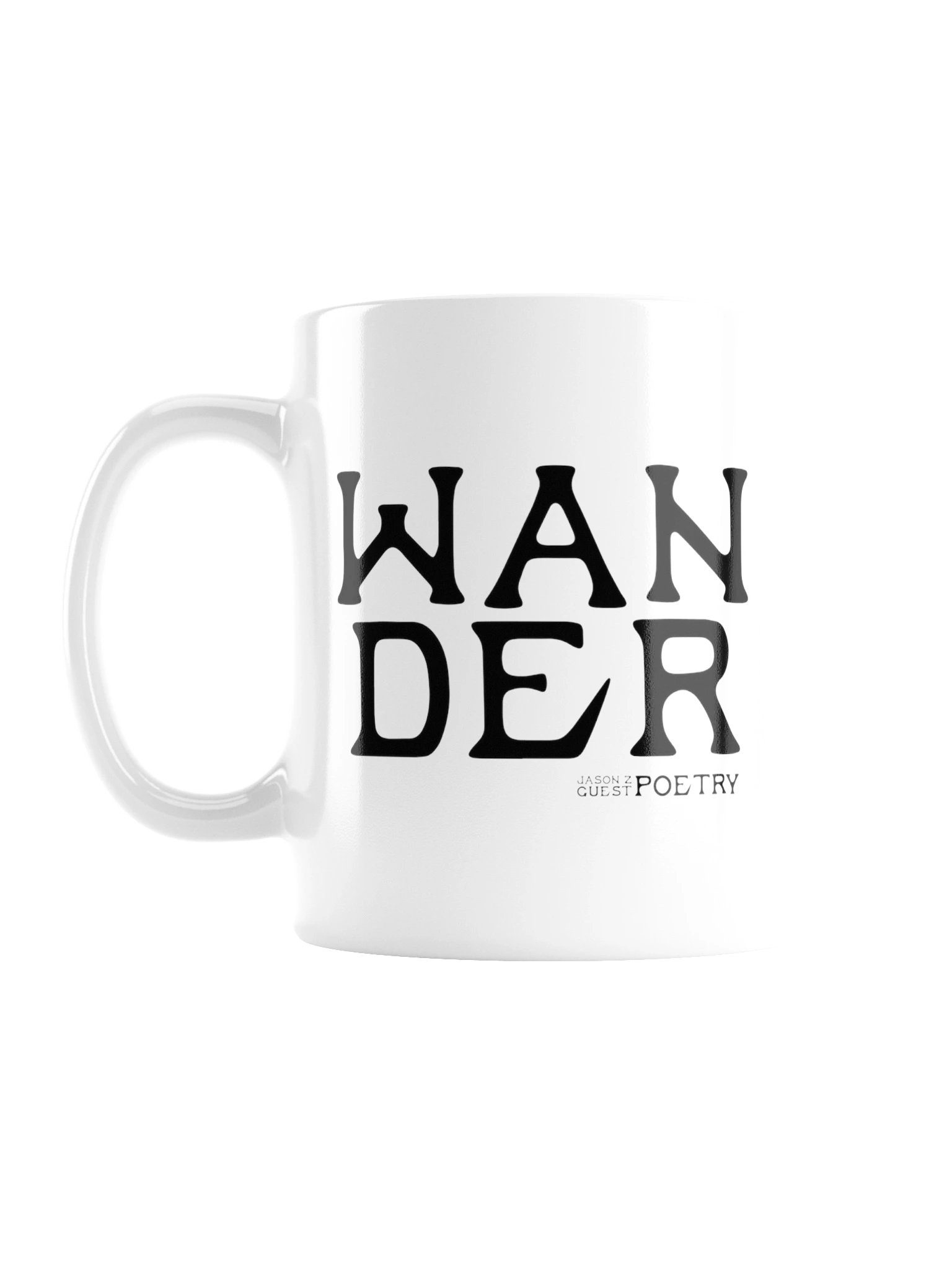 The WANDER White Glossy Mug product image (1)