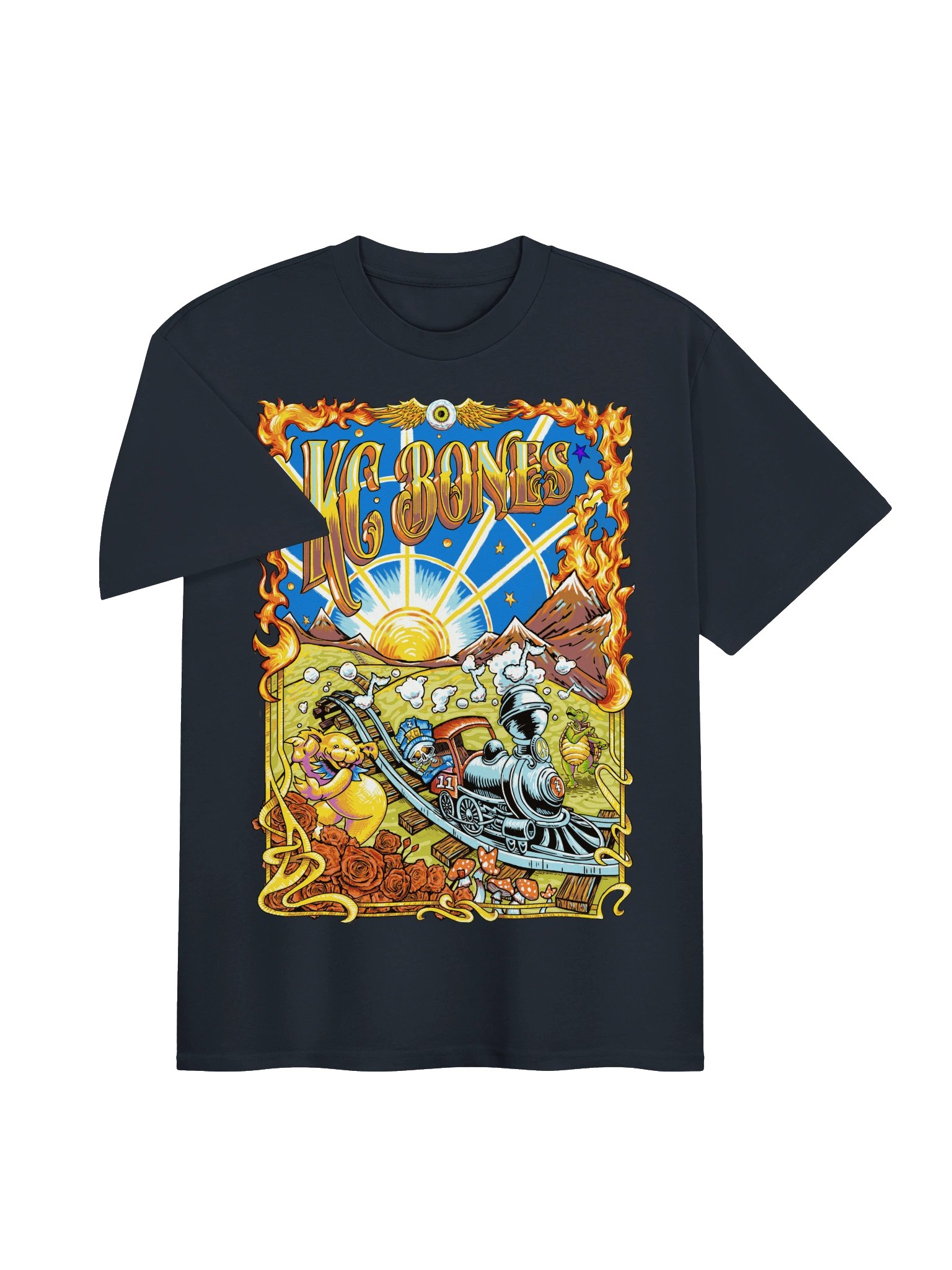 KC Bones Fire Train Tee product image (3)