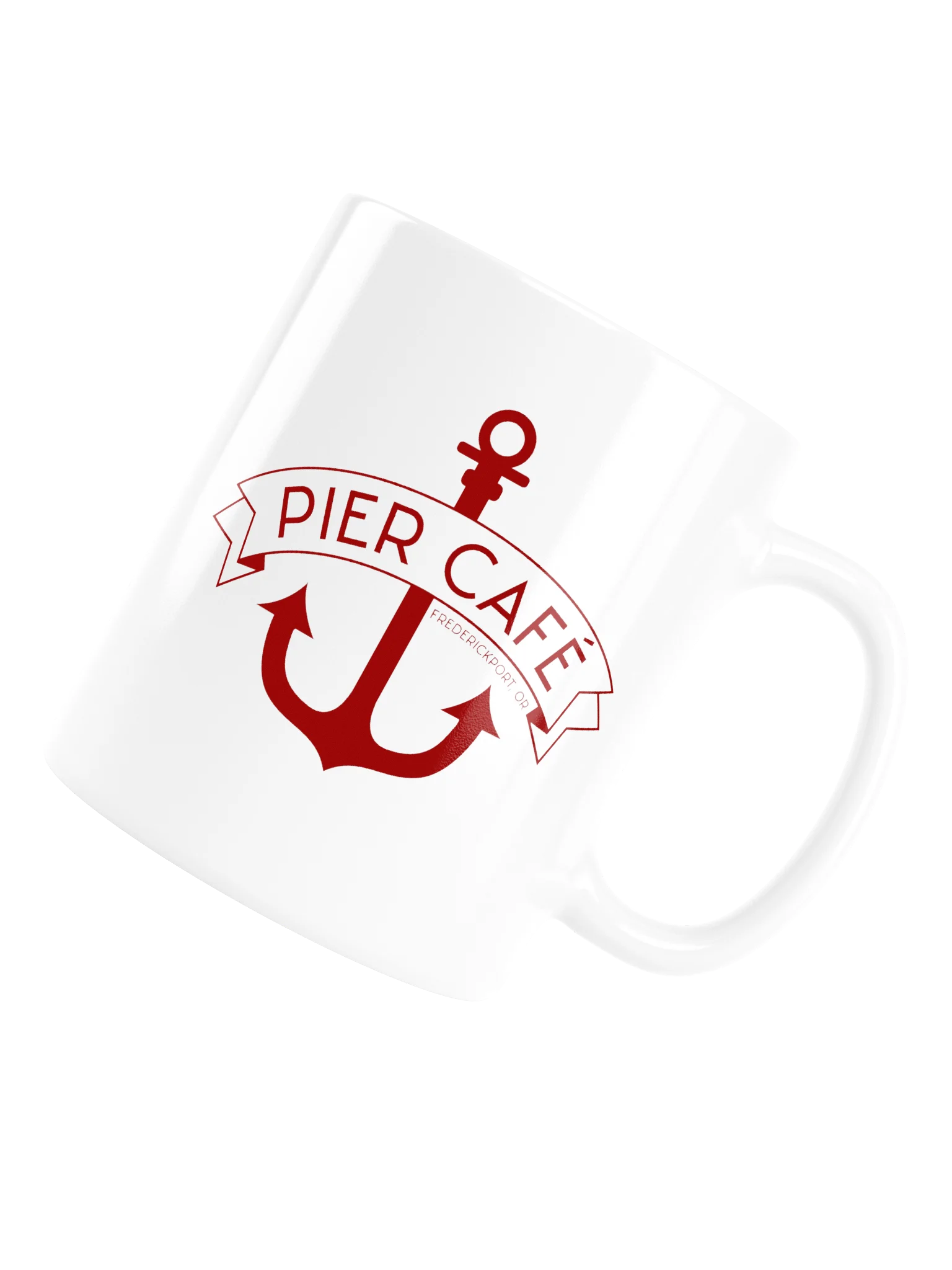 Pier Cafe Red Coffee Mug product image (6)